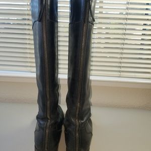Tall riding boots wide calf Nine West